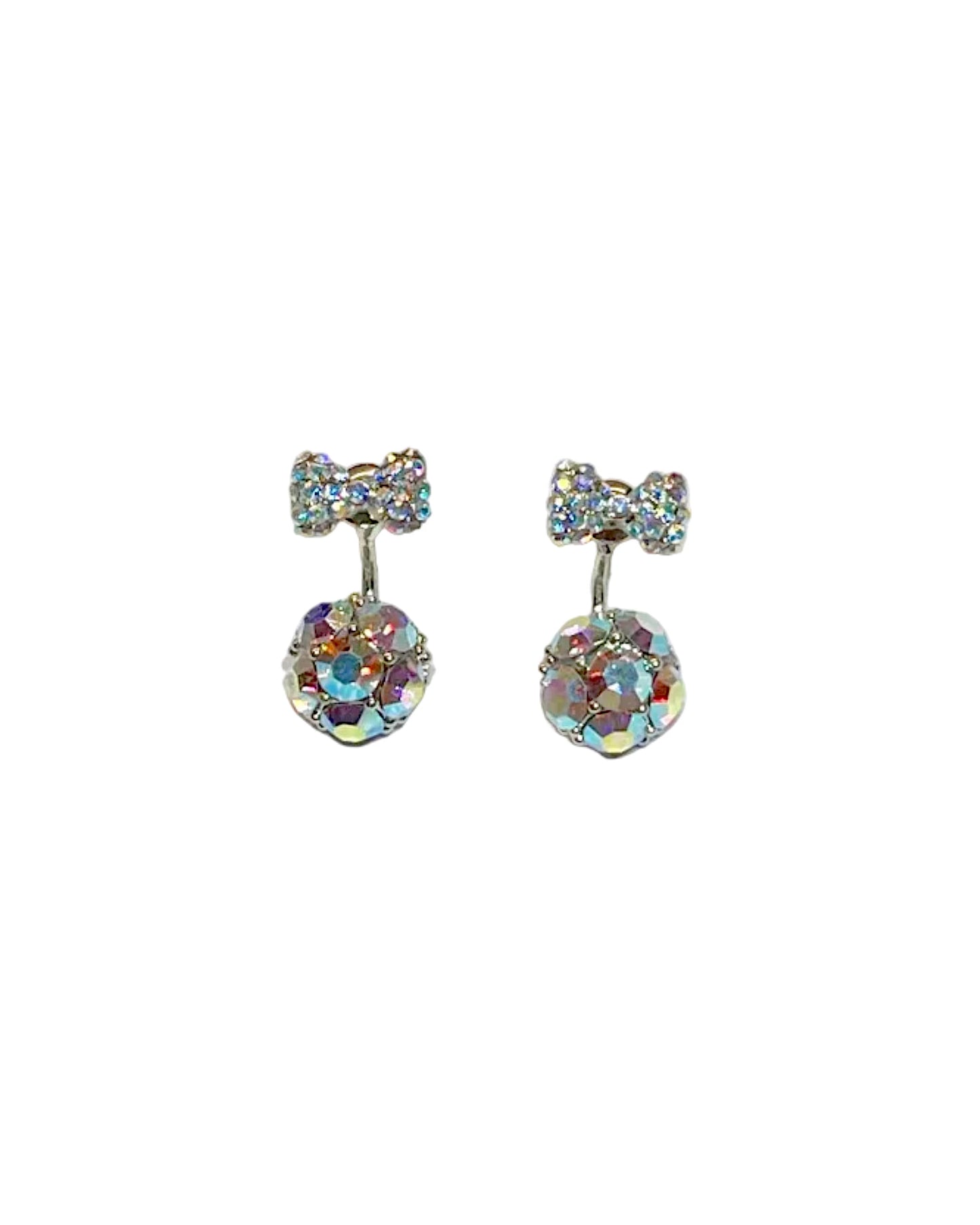 Rainbow ab crystal two-way bow #04971