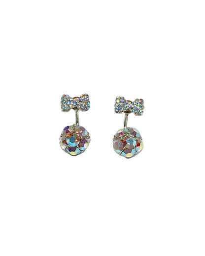 Rainbow ab crystal two-way bow #04971