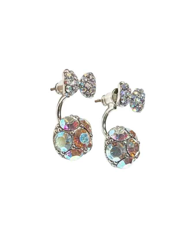 Rainbow ab crystal two-way bow #04971