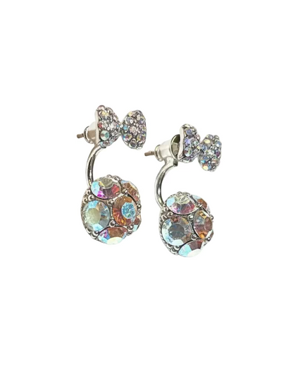 Rainbow ab crystal two-way bow #04971